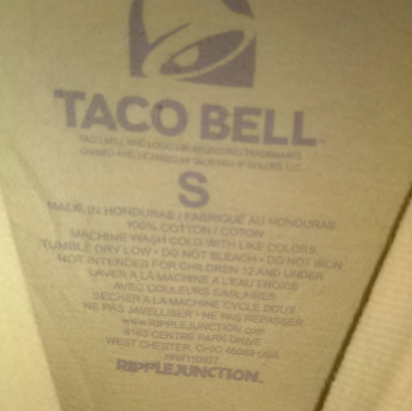 Taco Bell Tee Sz Sm - Picture 4 of 8